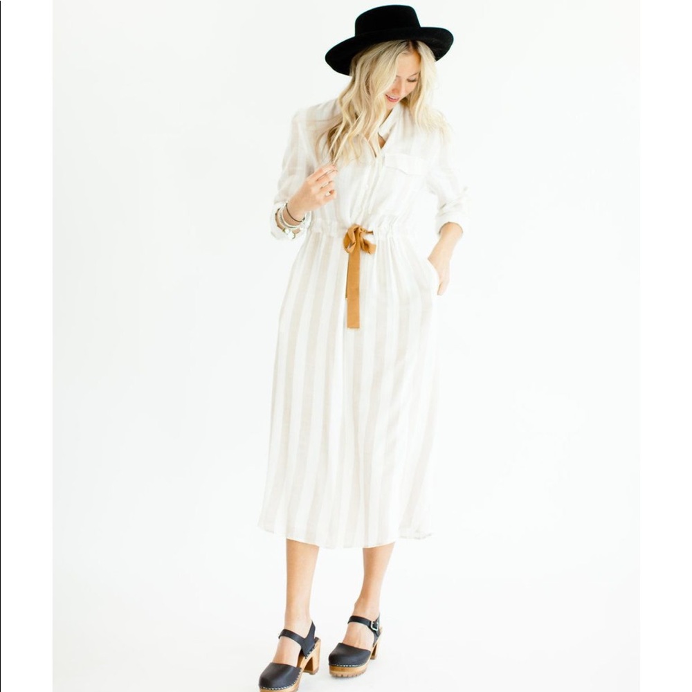 Striped ROOLEE boutique dress 'Esley'